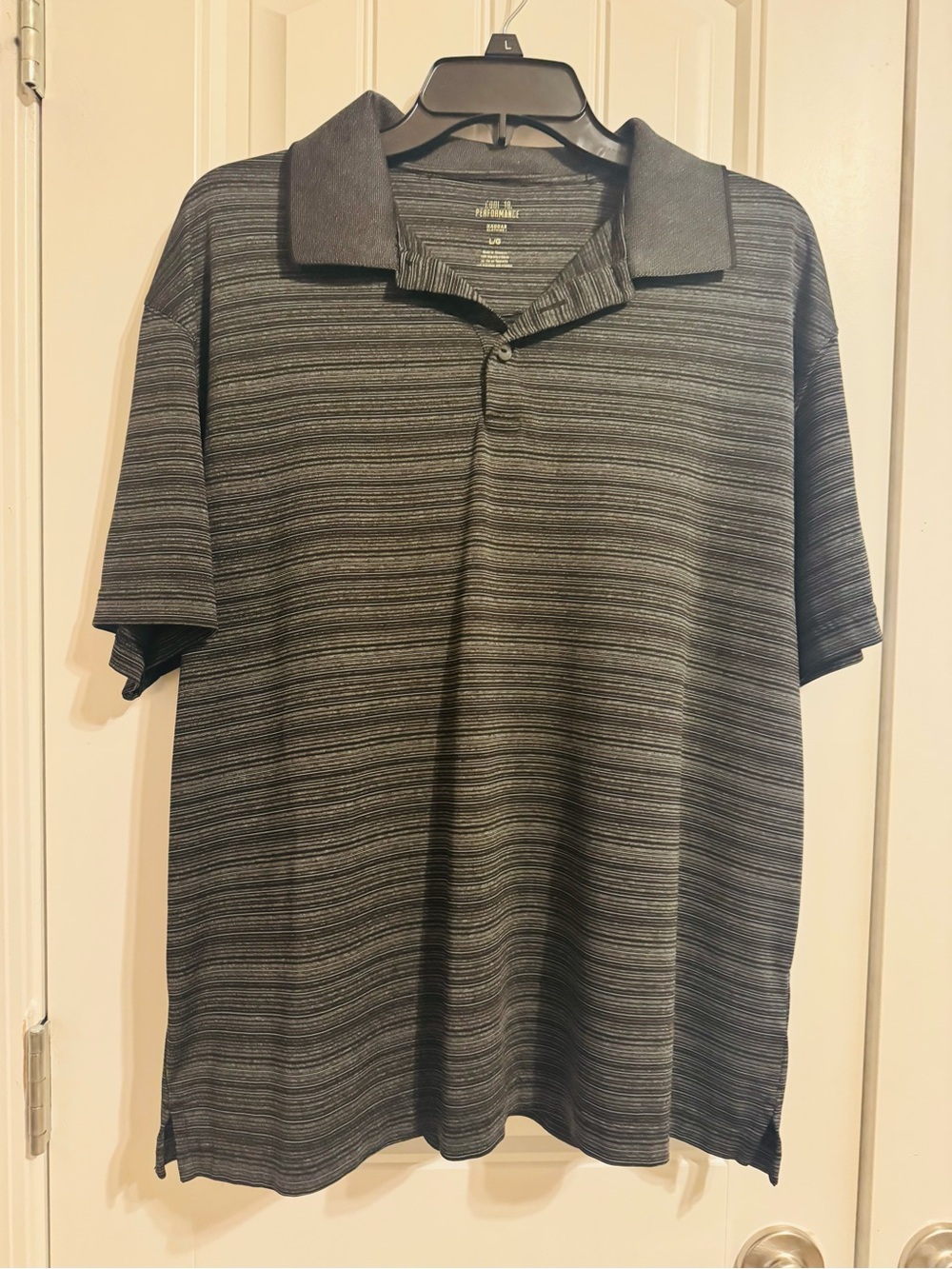 5 for $20. Haggar Striped Short-Sleeve Polos